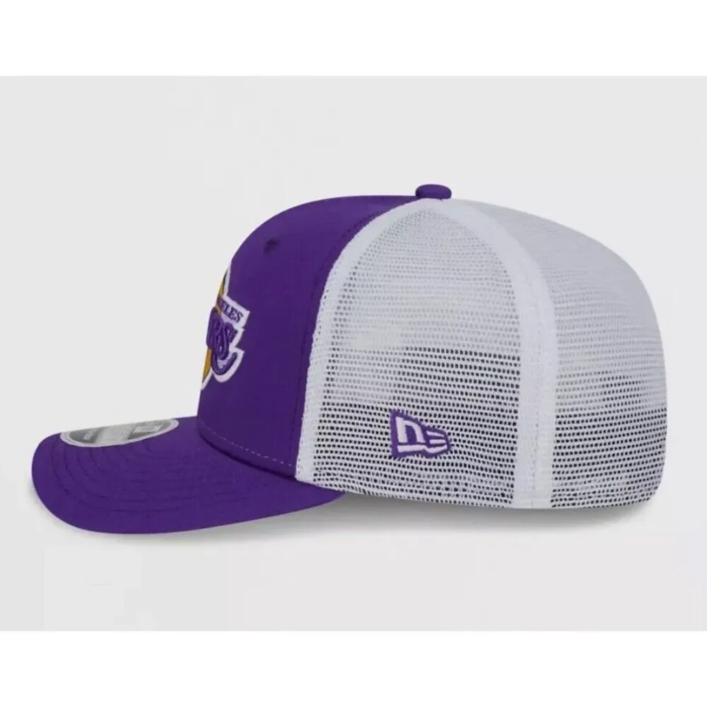 New Era Los Angeles Lakers‎ SnapBack Hat 9Seventy Adjustable Cap Purple Gold New